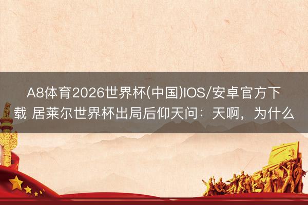 A8体育2026世界杯(中国)IOS/安卓官方下载 居莱尔世界杯出局后仰天问：天啊，为什么